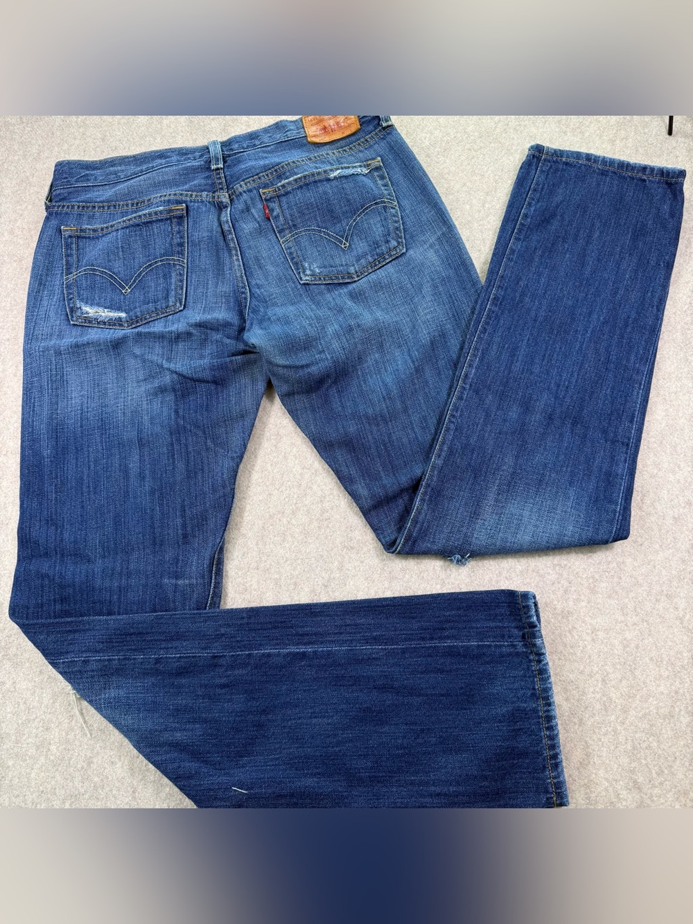 Levi 501’s Mom Jeans W 27 High Rise Distressed Classic Button Fly 100% Cotton
